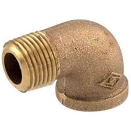 Anderson Metals 0.375 ft. Elbow Pipe Street A6P-116AC